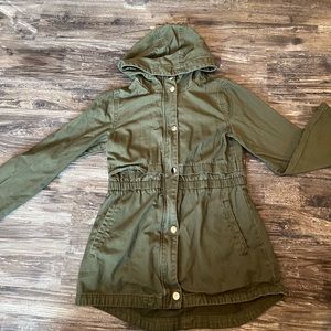 Army green cargo jacket